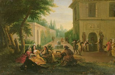 Lunch in a Park by François Boucher